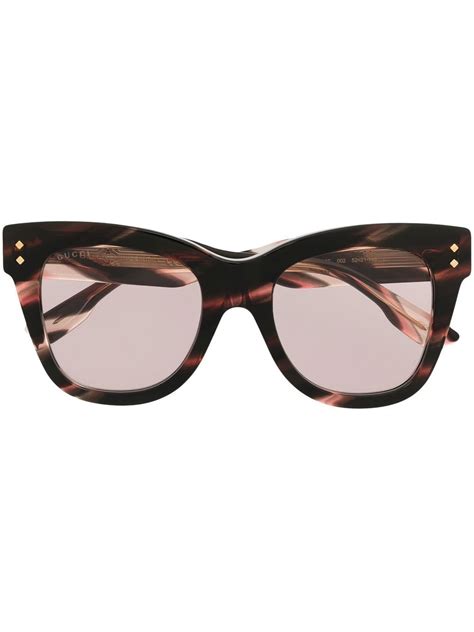 gucci women's brown sunglasses|Gucci tortoise shell sunglasses.